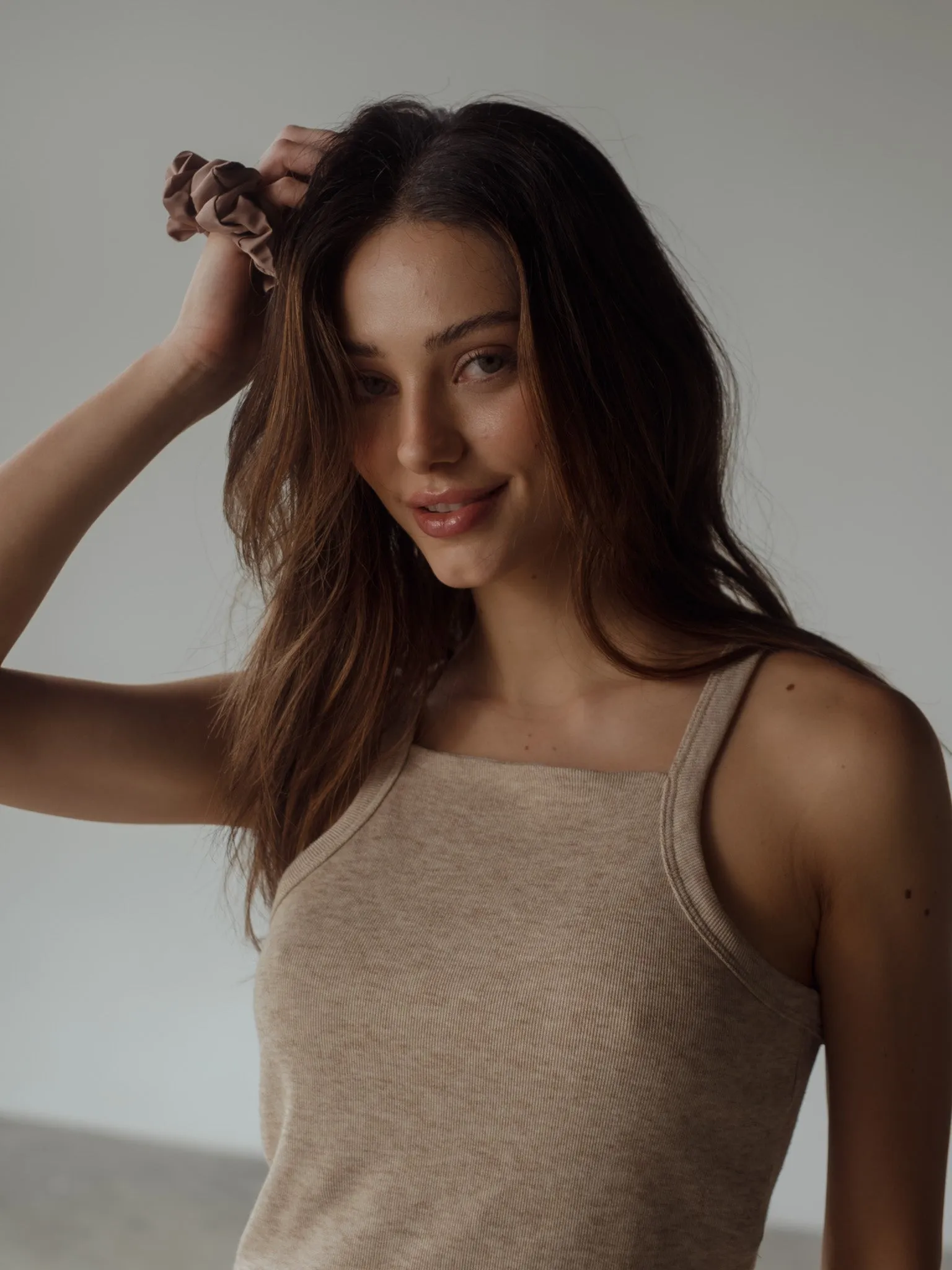 RUCHE PIJAMA SET - STONE