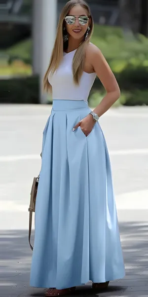 Sabina® | Simple Pleated Skirt