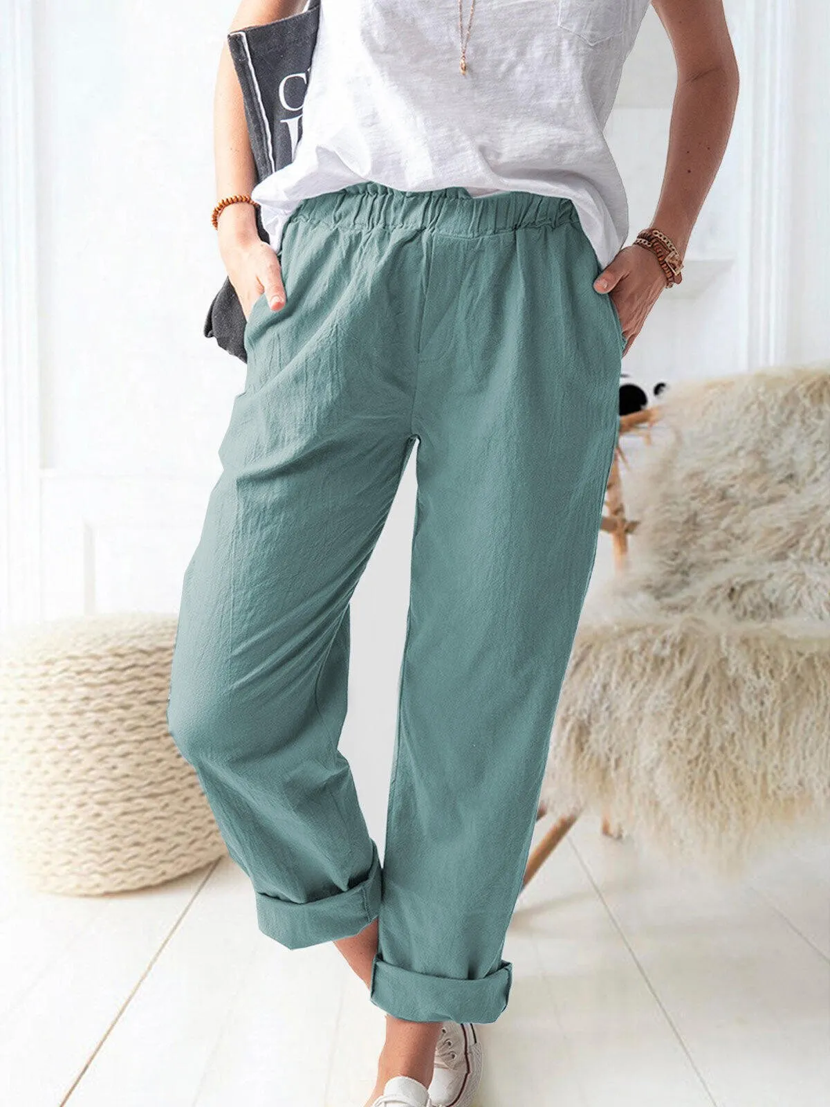 Samanta® | Linen Trousers For Women In A Relaxed Fit
