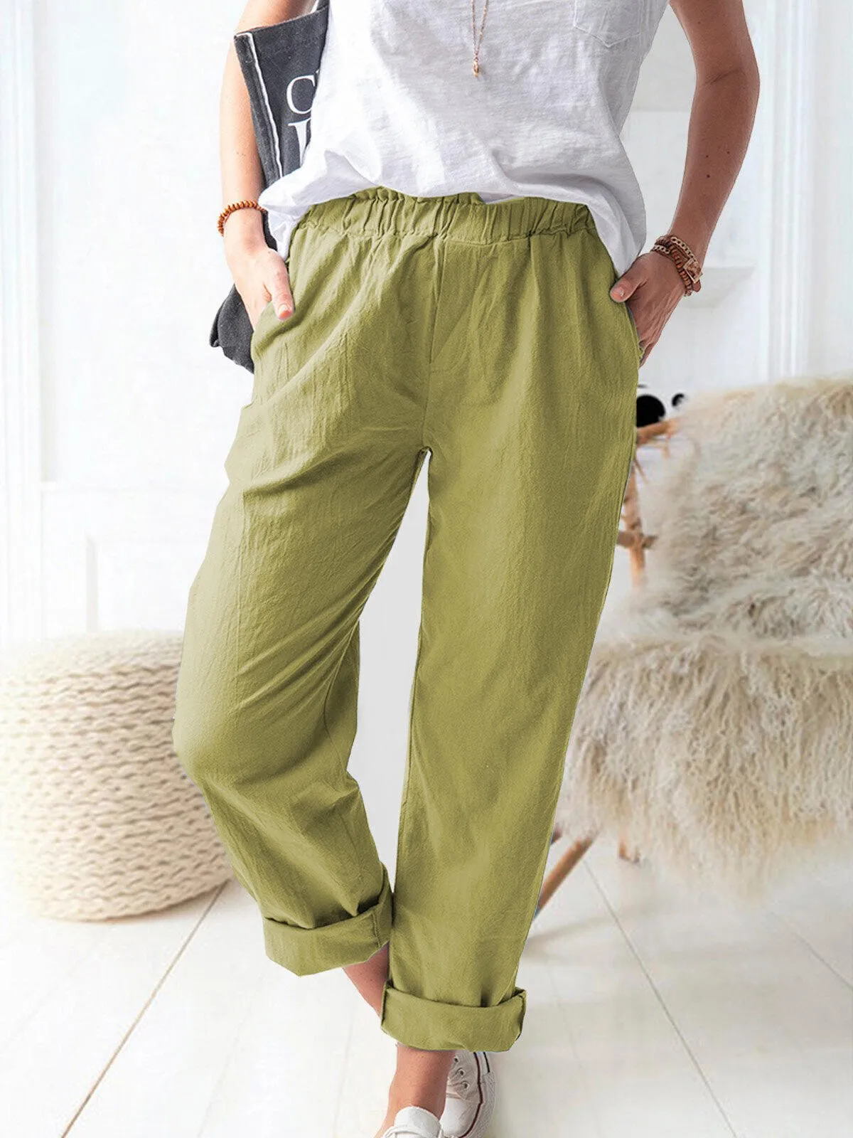 Samanta® | Linen Trousers For Women In A Relaxed Fit