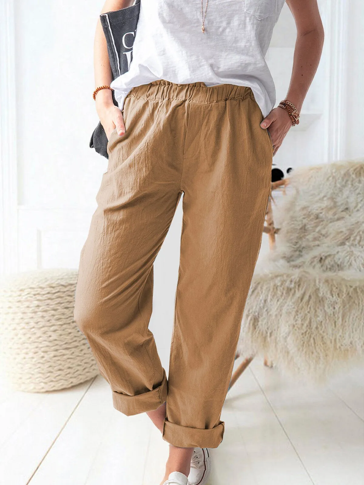 Samanta® | Linen Trousers For Women In A Relaxed Fit