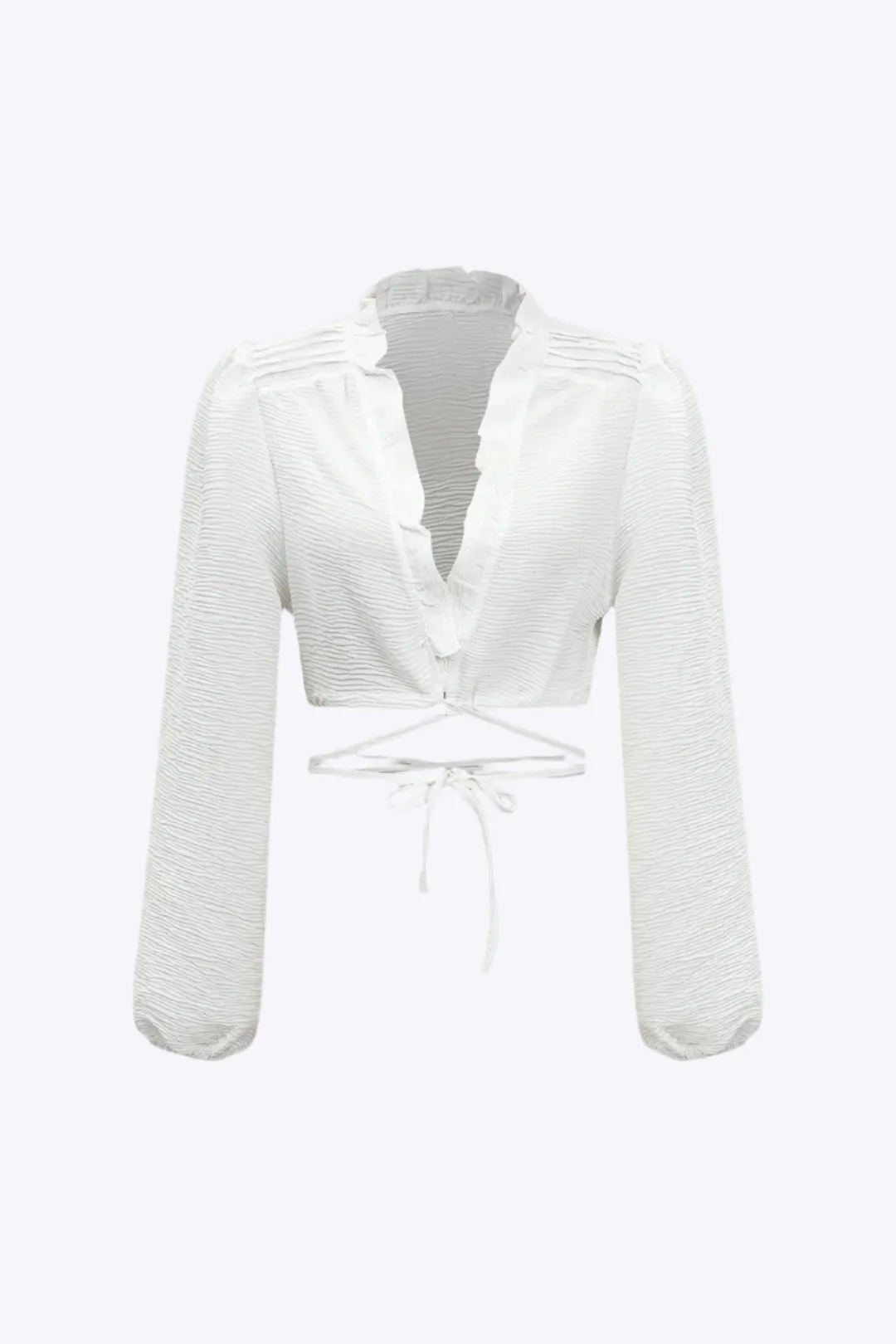 Saphira - Timeless Chiffon Grace Woman's Long Sleeve Shirt
