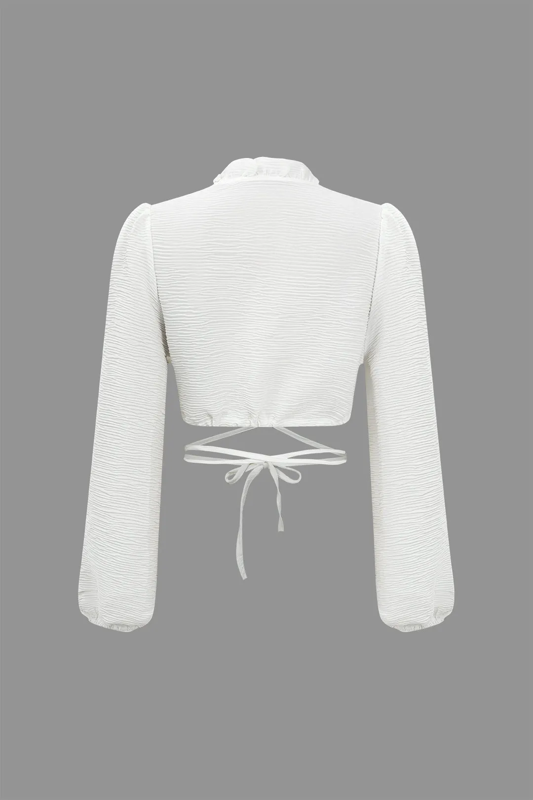 Saphira - Timeless Chiffon Grace Woman's Long Sleeve Shirt