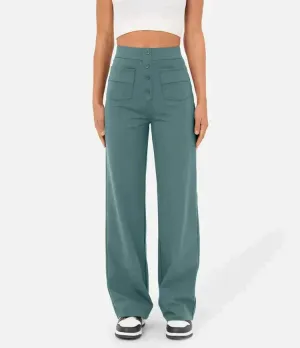 SAVANNAH | High Waisted Elastic Trousers
