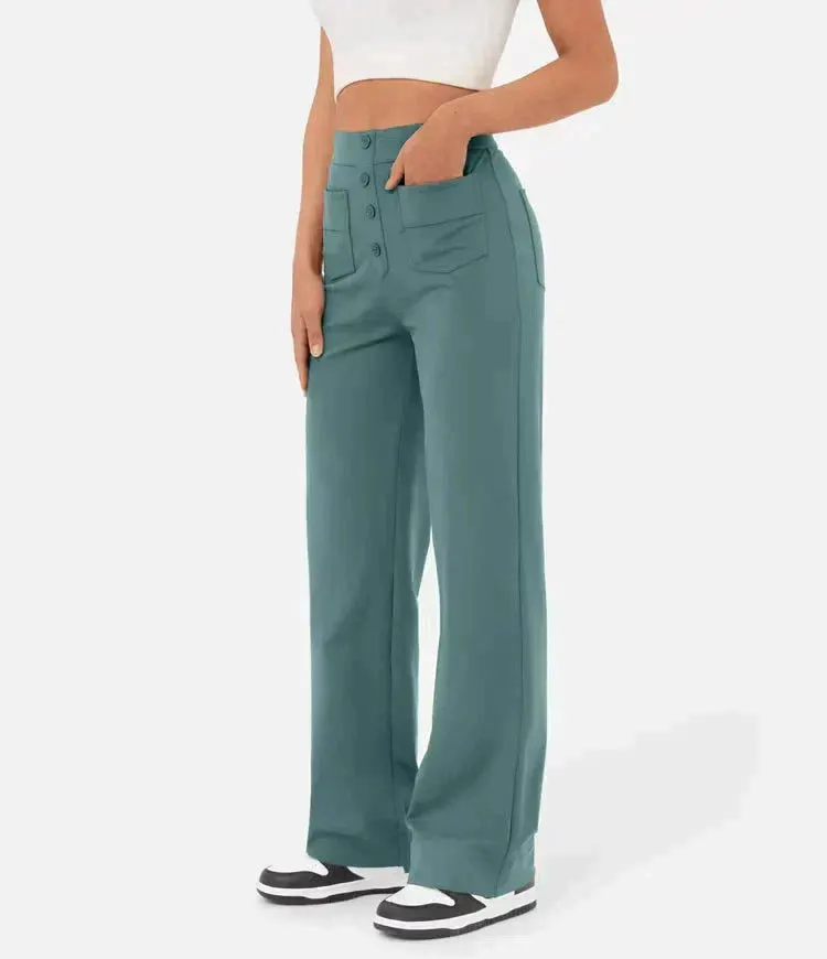 SAVANNAH | High Waisted Elastic Trousers