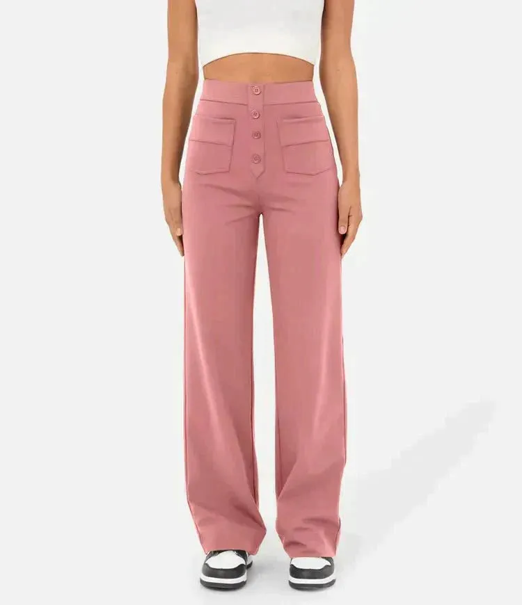 SAVANNAH | High Waisted Elastic Trousers