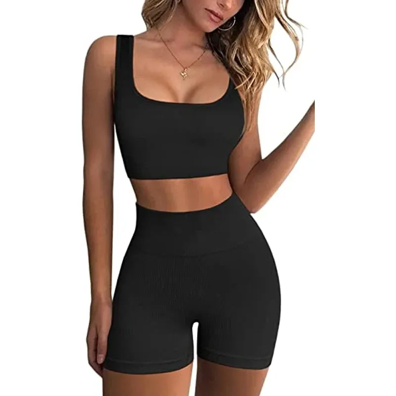 Seamless Women's Sportswear Yoga Sets - Workout Sports Bra, Gym Clothing High Waist Legging, Fitness Women Tracksuit, Athletic Outfits