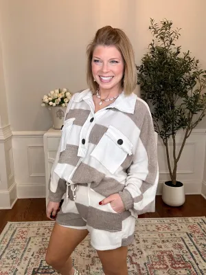 Seaside Brushed Knit 2 Piece Set | Taupe