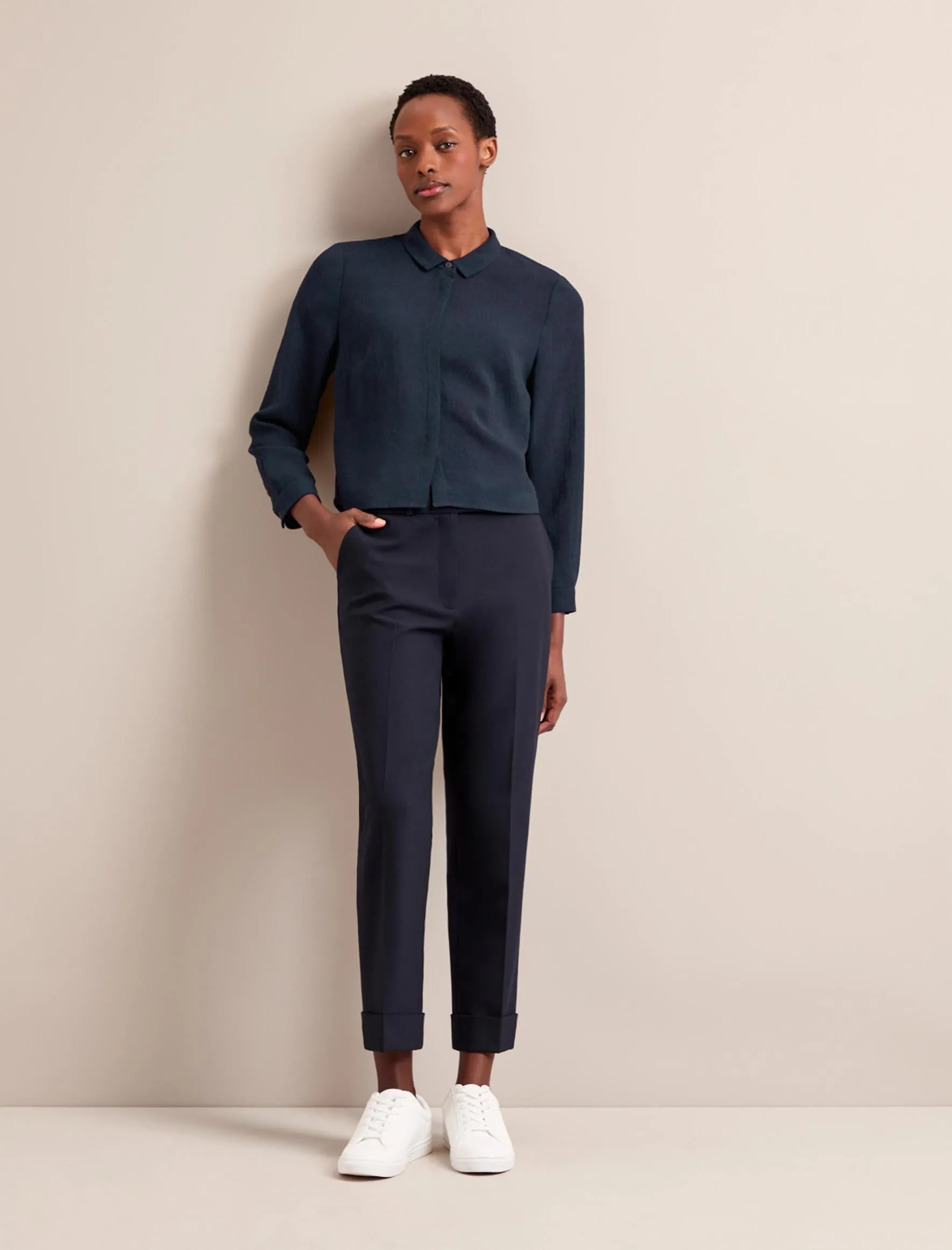 Selby Techni Voile Shirt - Navy