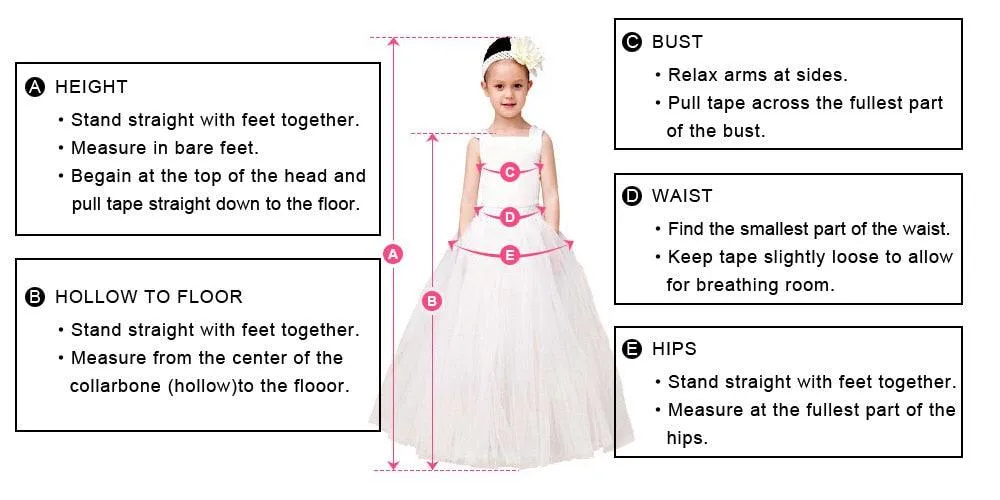 Sequined A-Line Flower Girl Gown with Zipper