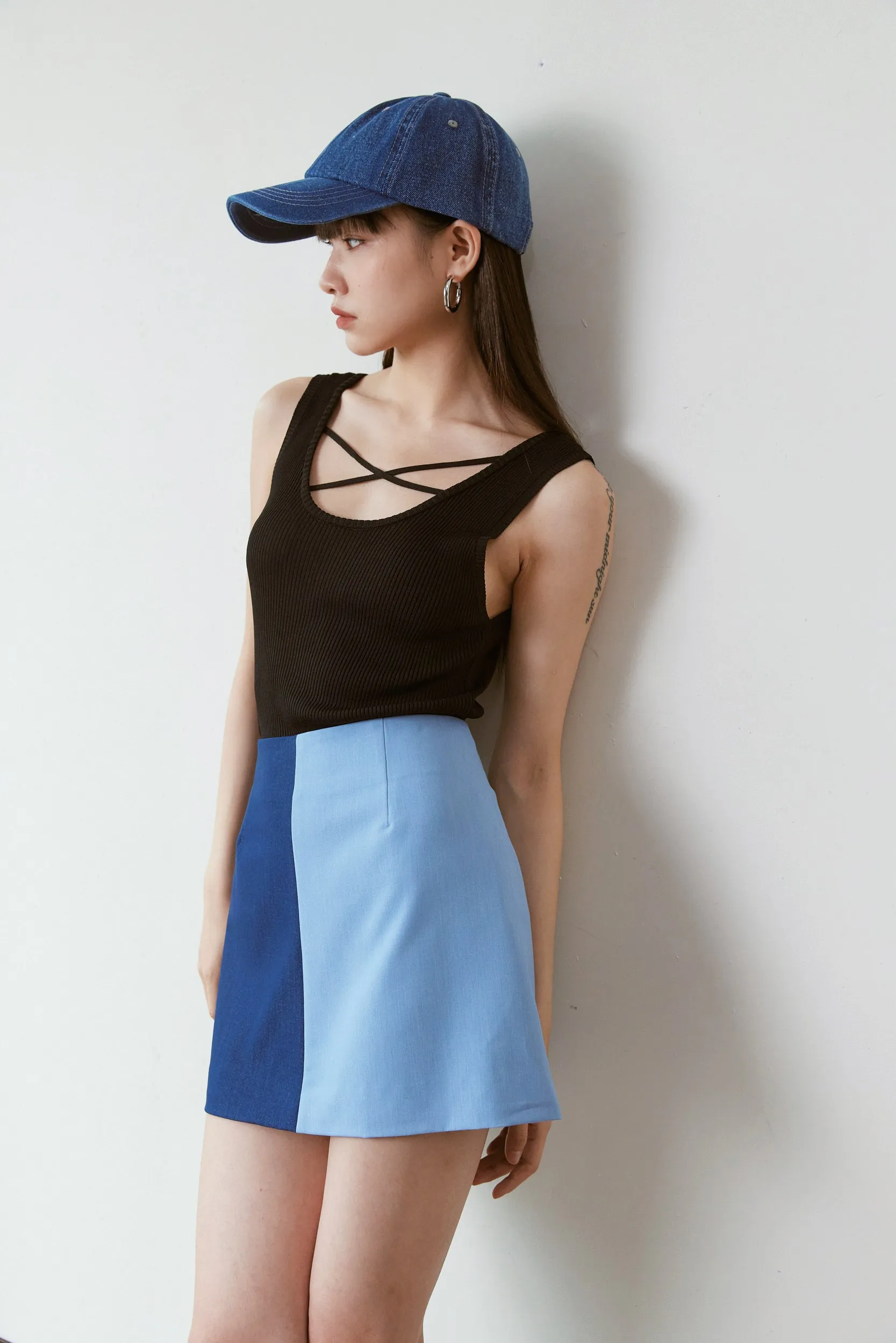 Shades Of Blue Skirt