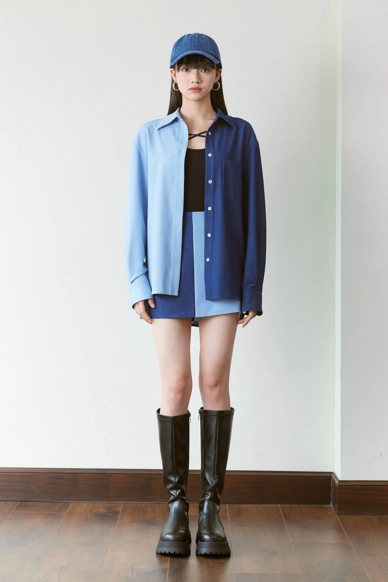 Shades Of Blue Skirt