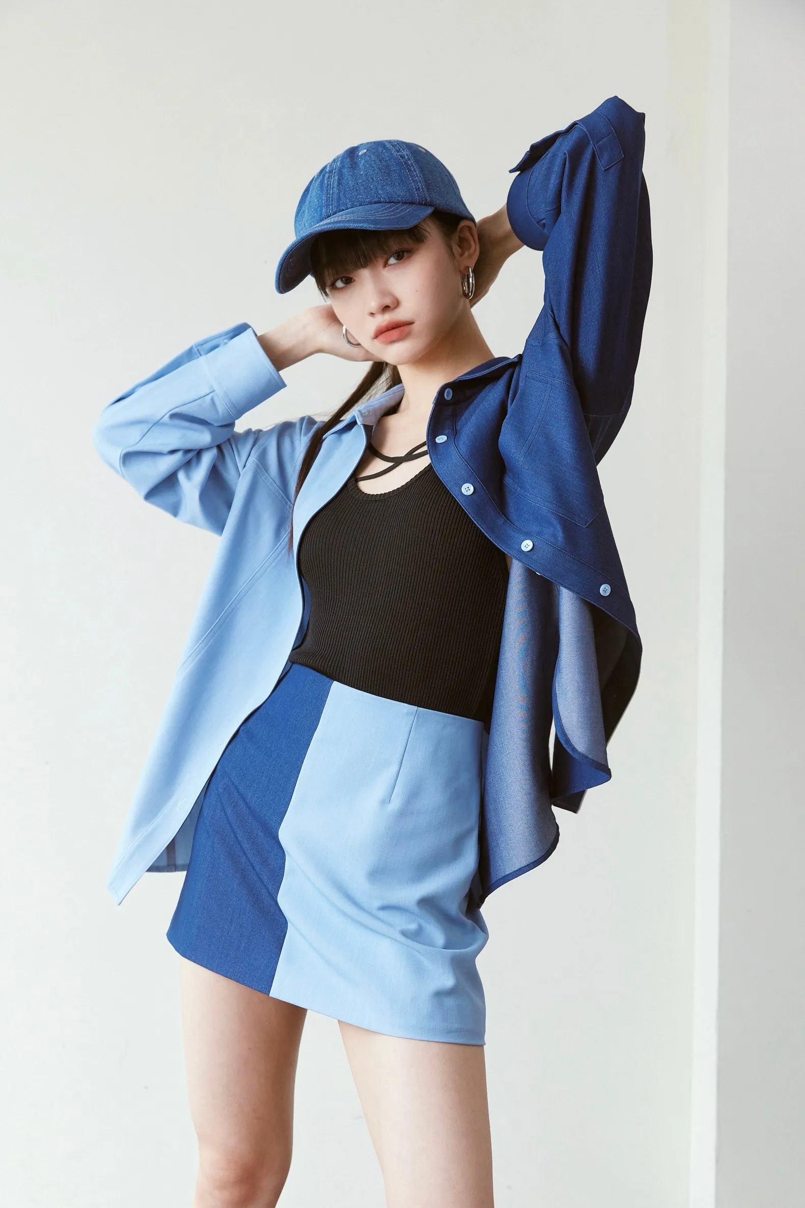 Shades Of Blue Skirt