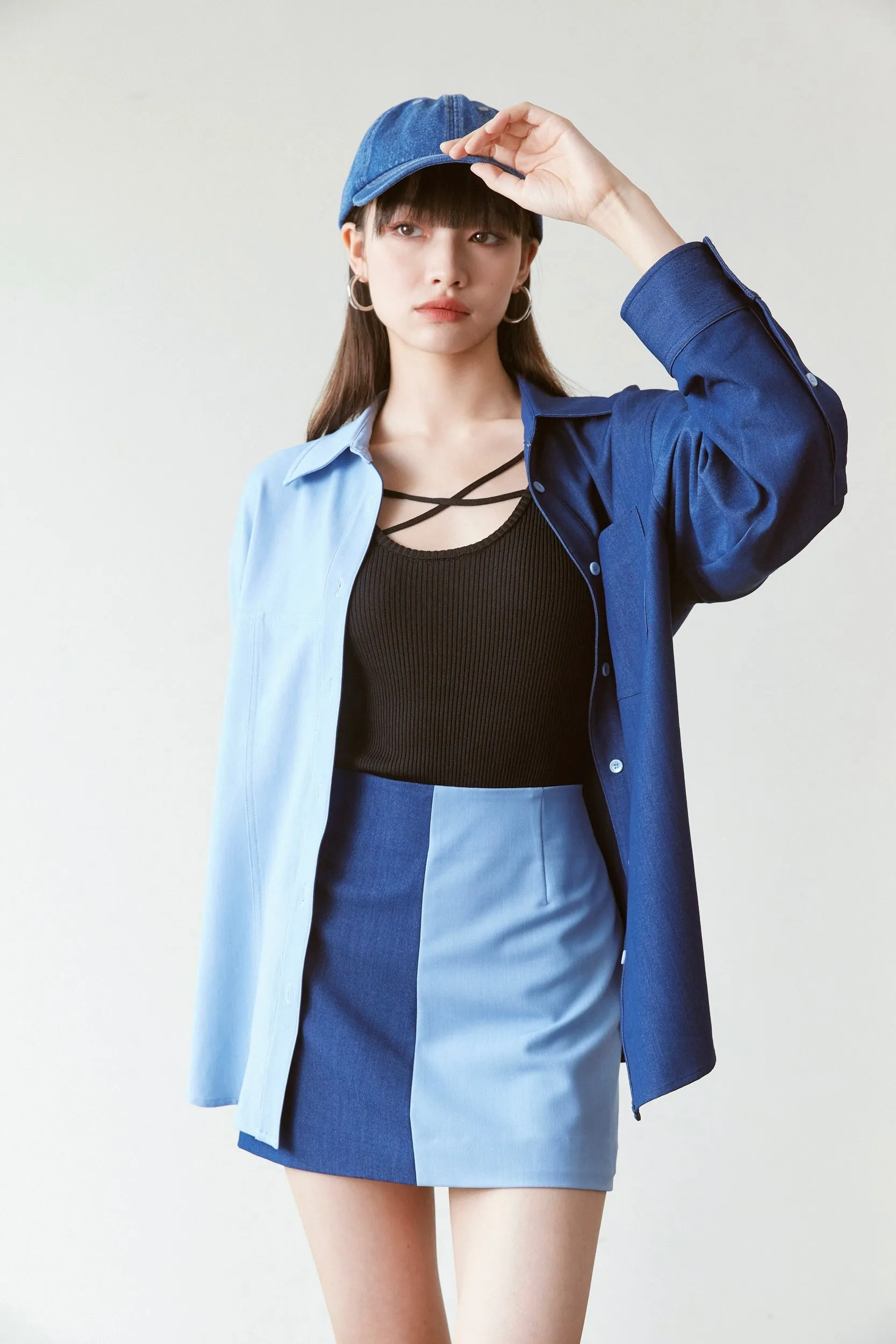 Shades Of Blue Skirt