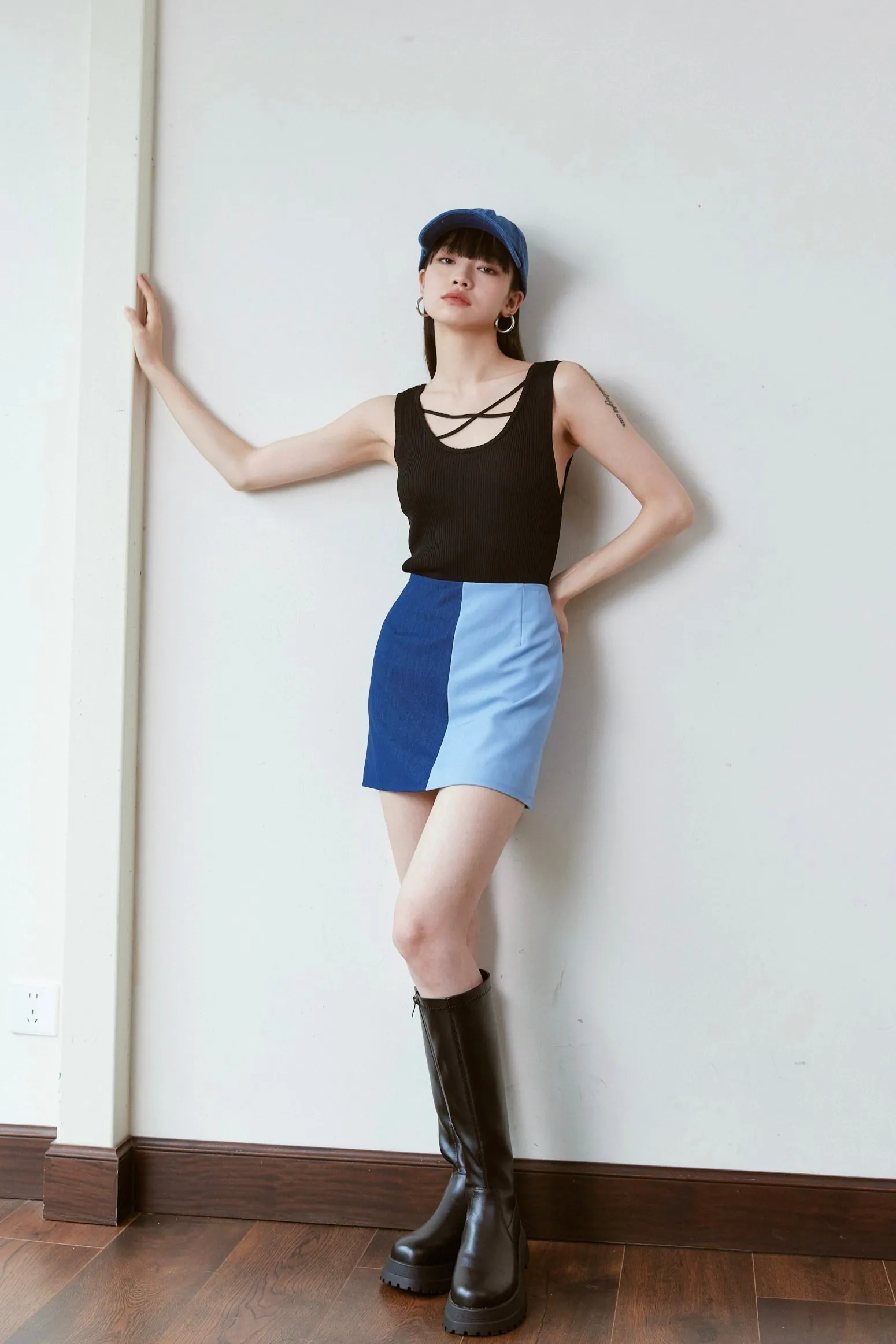 Shades Of Blue Skirt