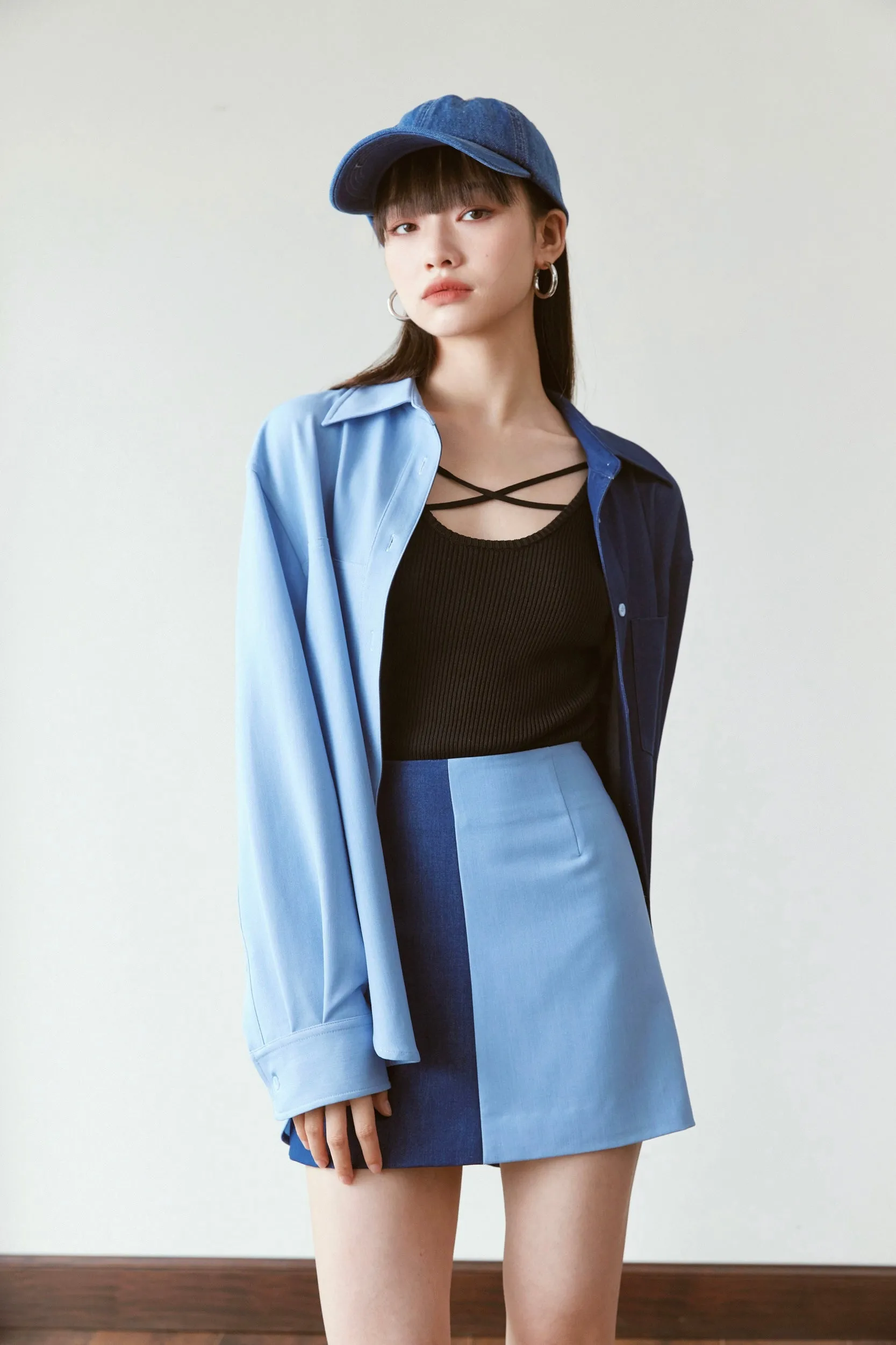 Shades Of Blue Skirt