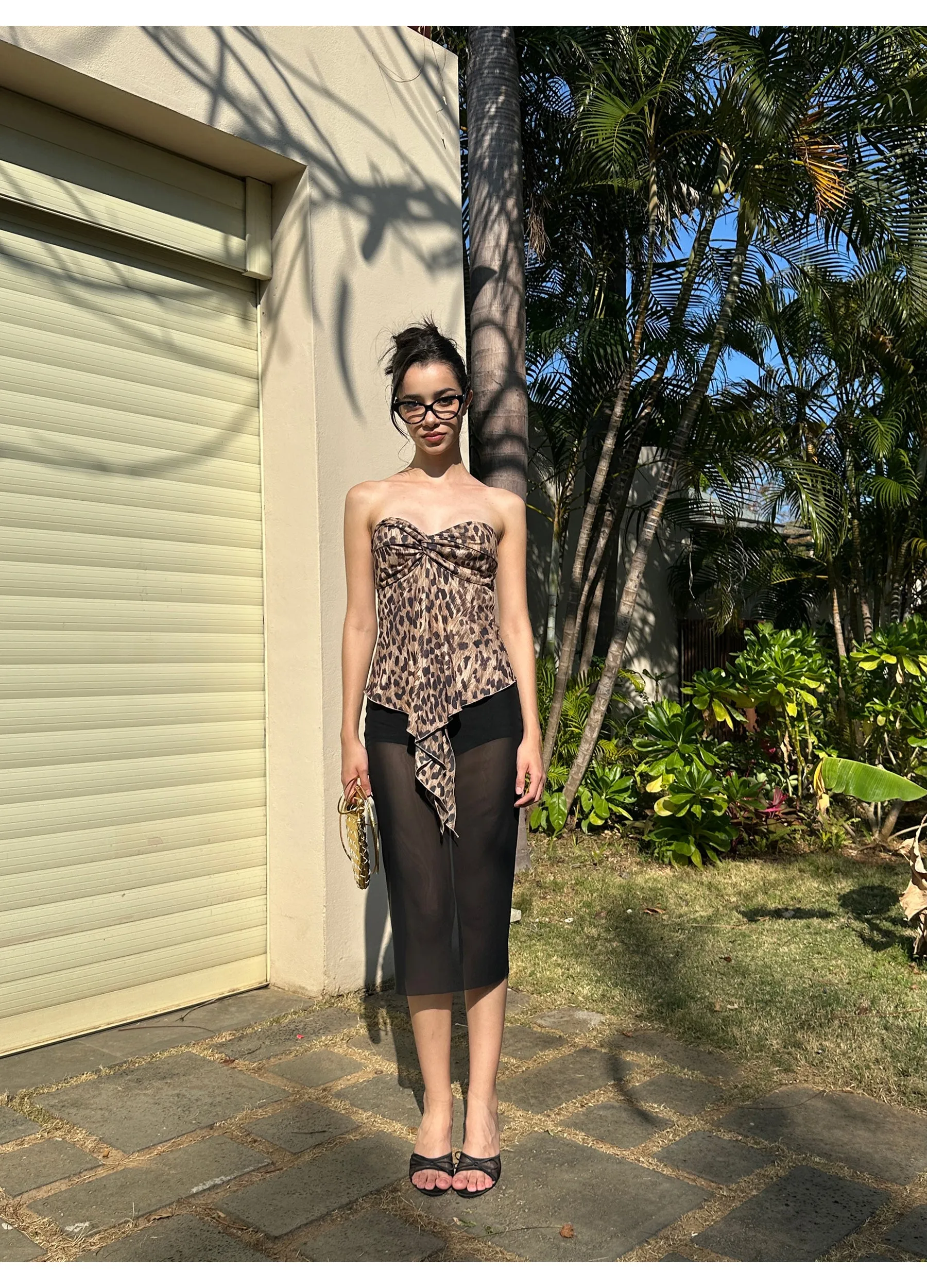 Sheer Skirt with Inner Lining