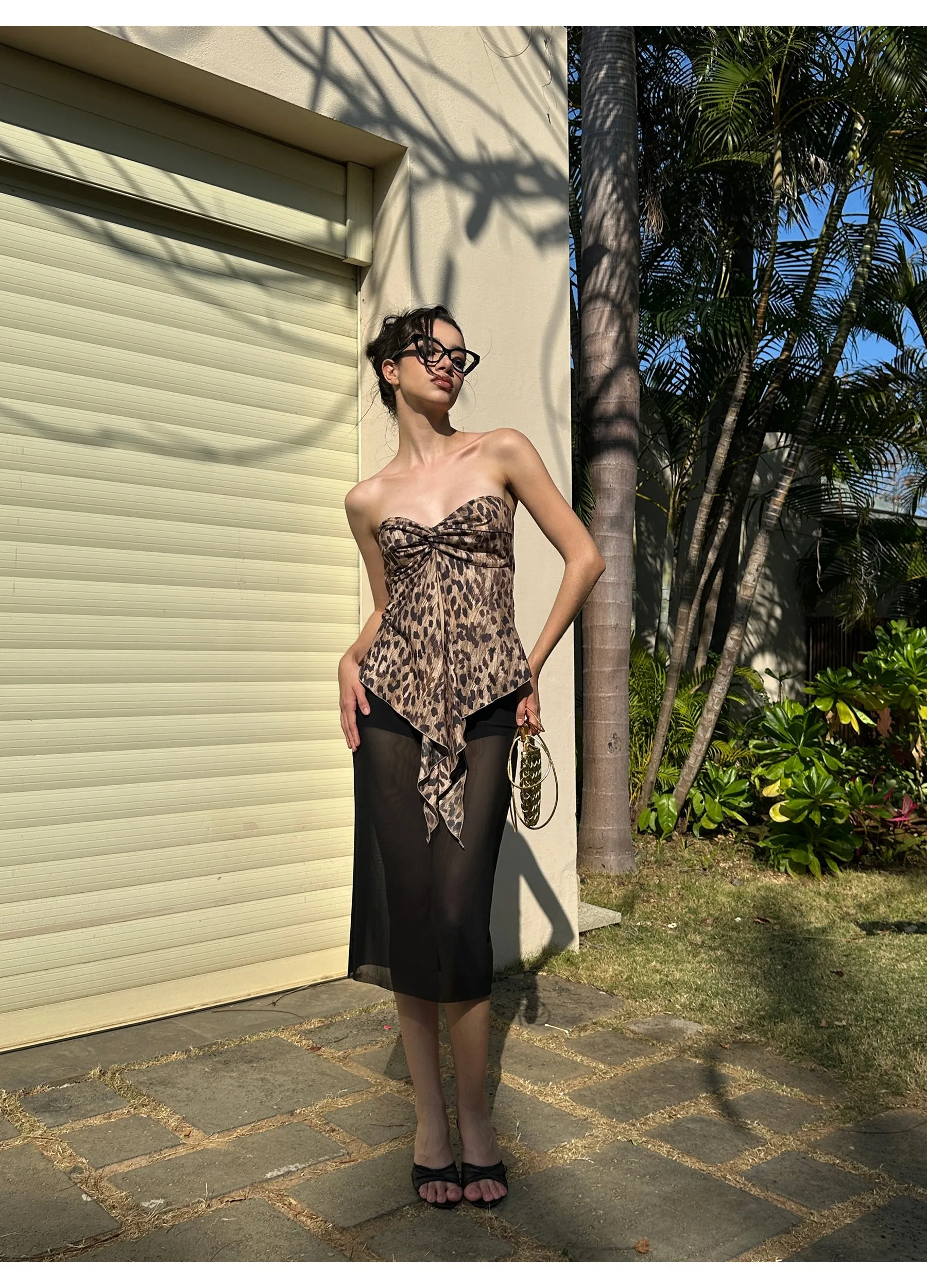 Sheer Skirt with Inner Lining