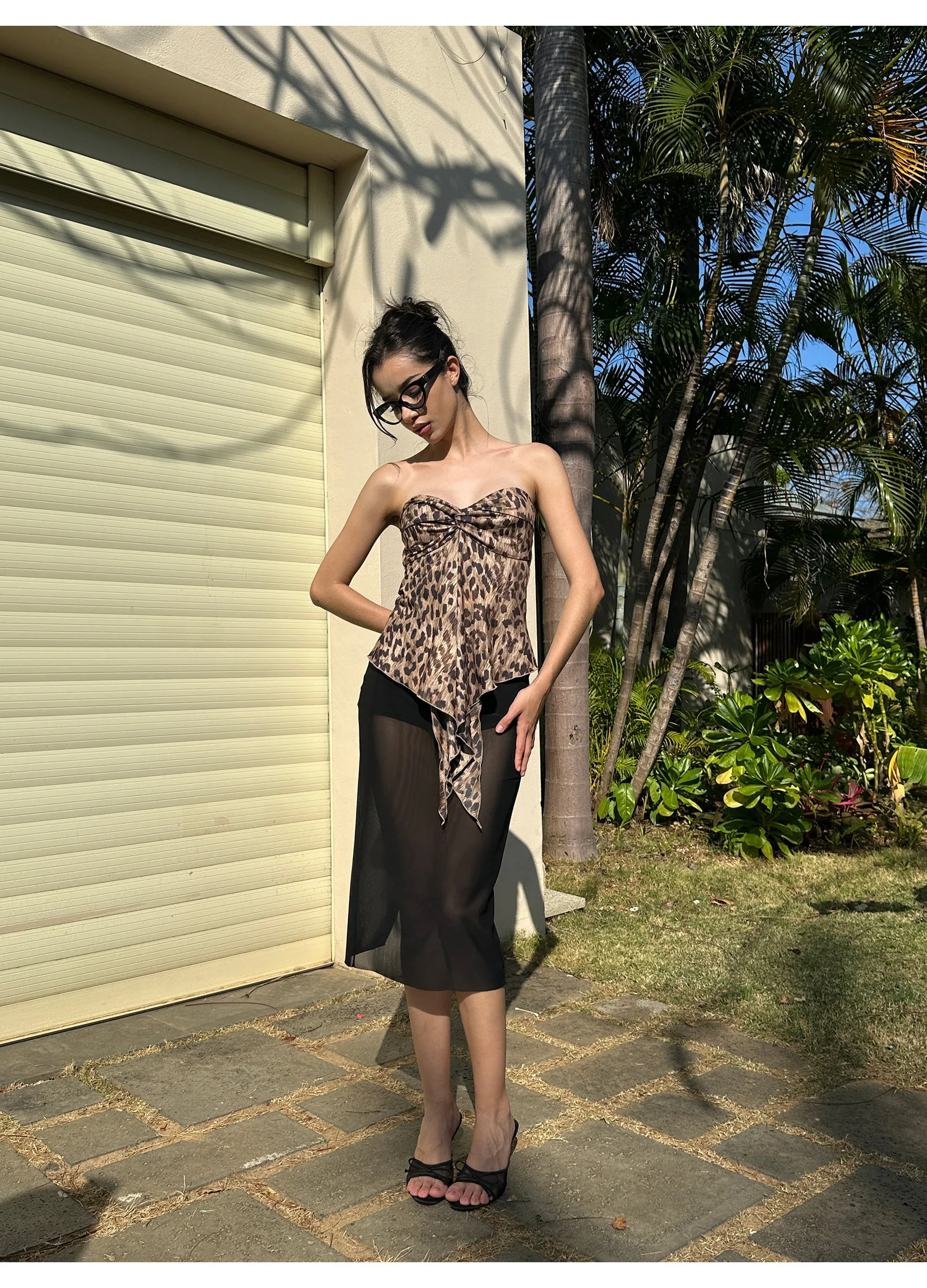 Sheer Skirt with Inner Lining