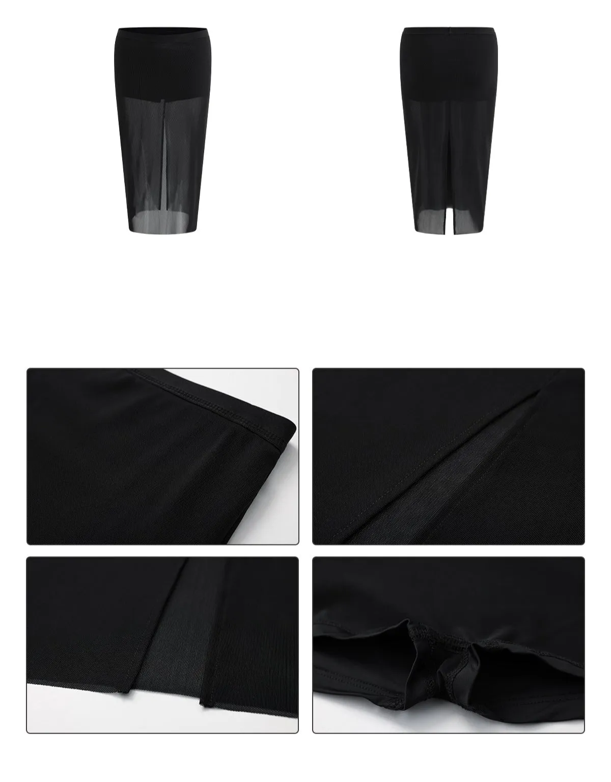 Sheer Skirt with Inner Lining