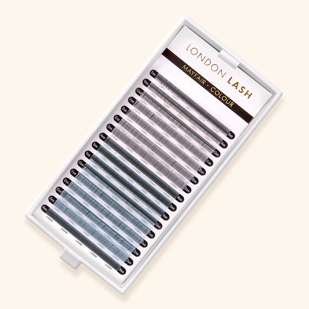 Silver / Light Blue Mayfair Lashes