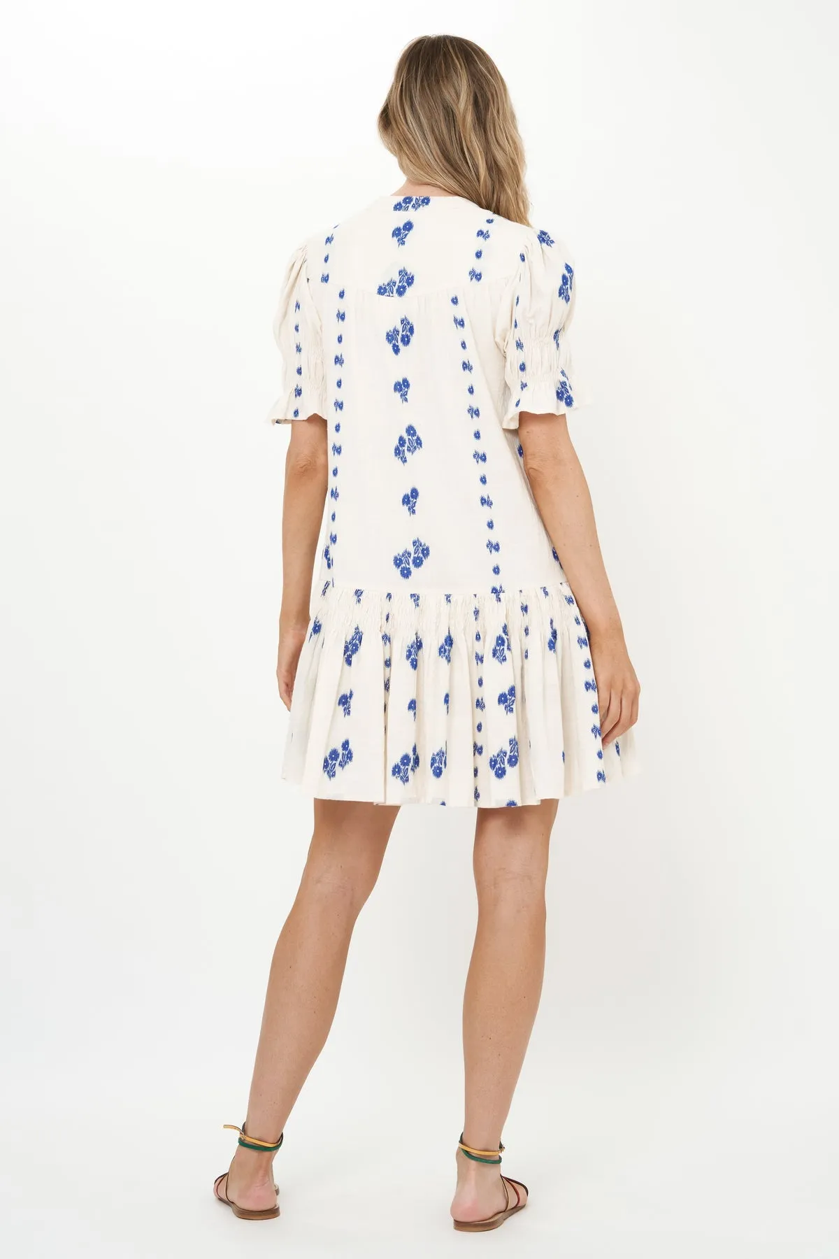 Smocked Drop Mini - Wicklow Blue