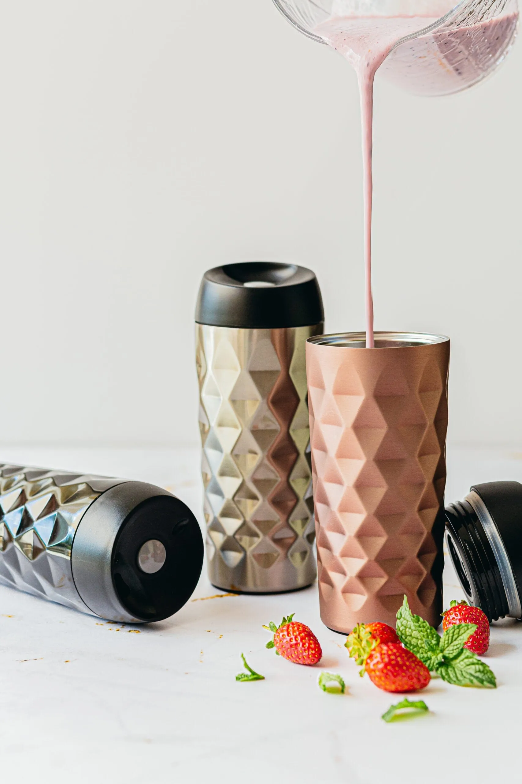 Snappy Diamond Tumbler 400ml Coal SN-DIA400C