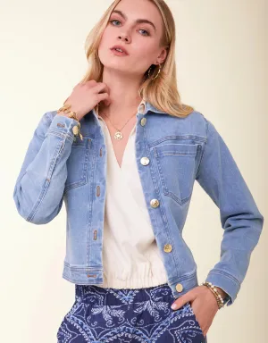 Spartina 449 Knox Denim Jacket Calibougue Wash