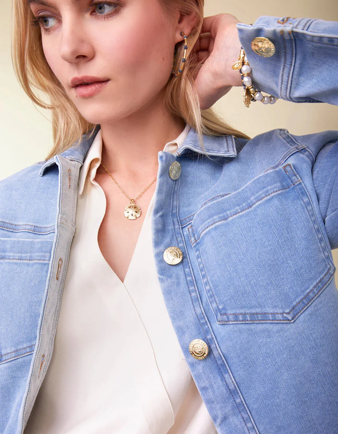 Spartina 449 Knox Denim Jacket Calibougue Wash