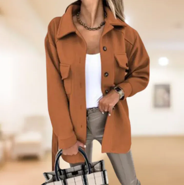 Stylish & Warm Naomi Women's Winter Trench Coat