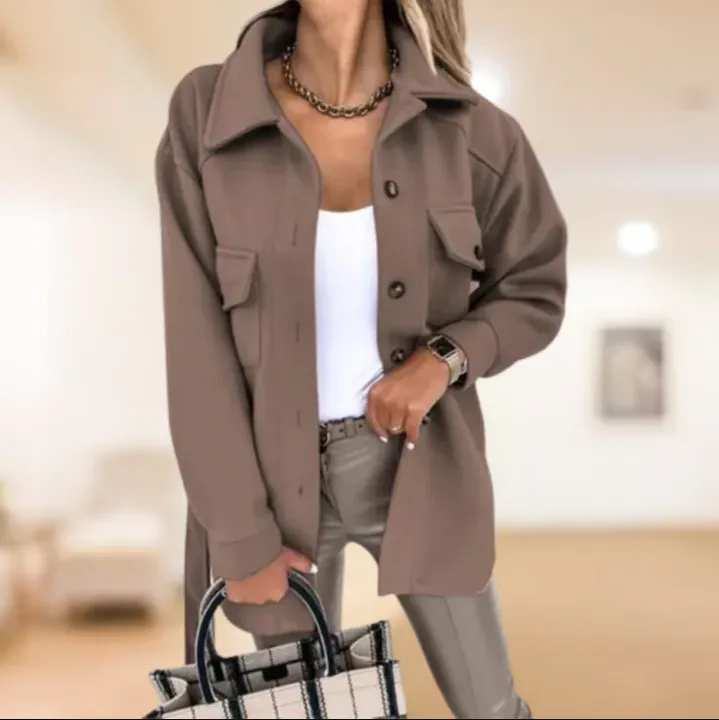 Stylish & Warm Naomi Women's Winter Trench Coat