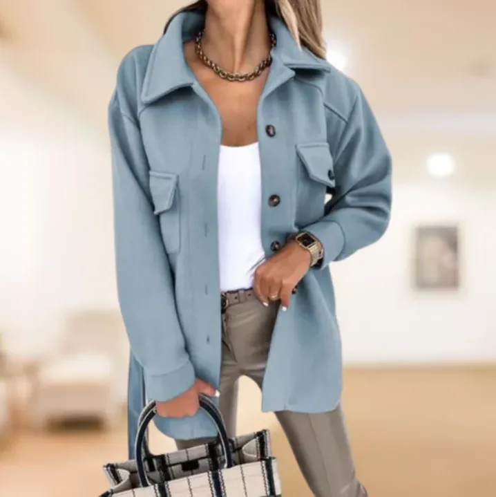 Stylish & Warm Naomi Women's Winter Trench Coat