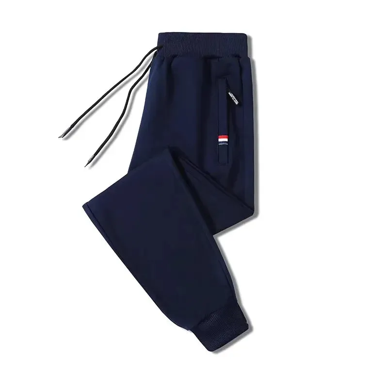 Summer Fitness Sweatpants for Men - Elastic Waist Track Pants for Gym Workouts