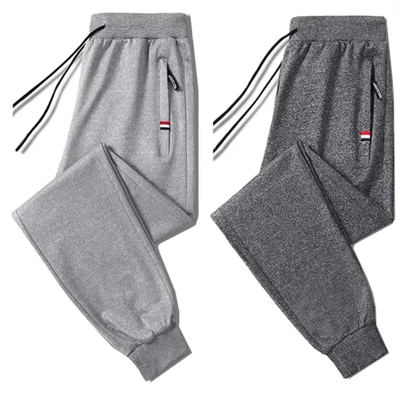 Summer Fitness Sweatpants for Men - Elastic Waist Track Pants for Gym Workouts
