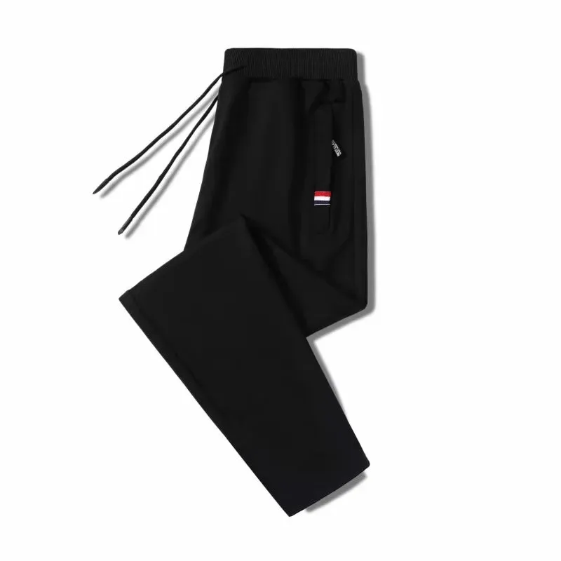Summer Fitness Sweatpants for Men - Elastic Waist Track Pants for Gym Workouts