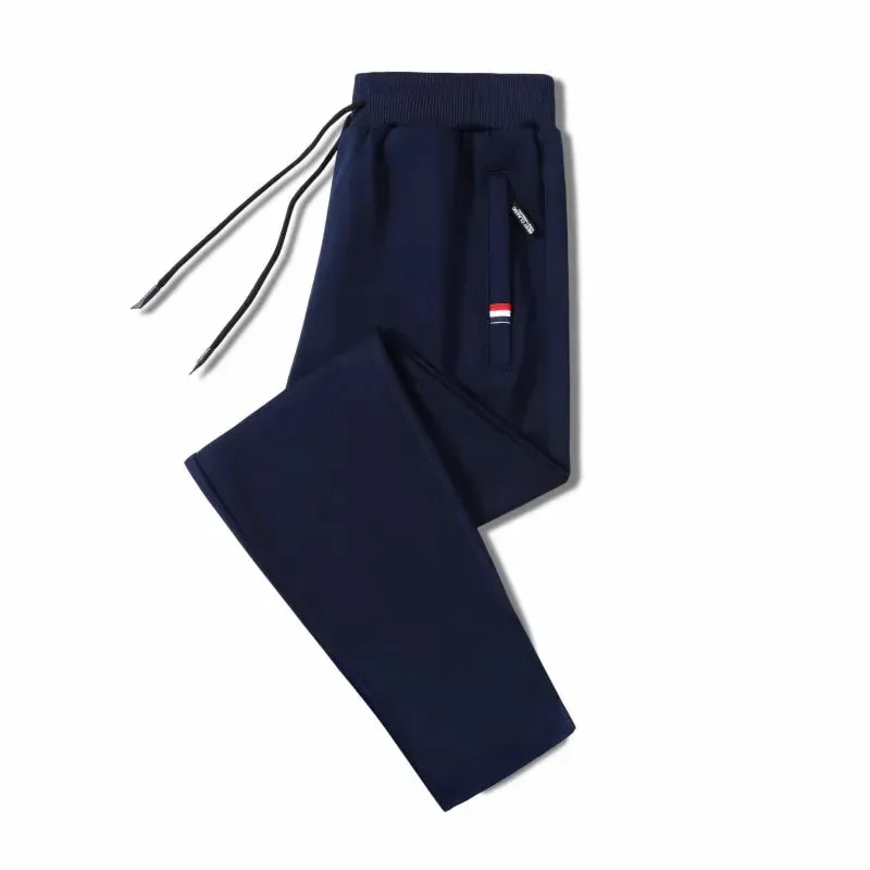 Summer Fitness Sweatpants for Men - Elastic Waist Track Pants for Gym Workouts