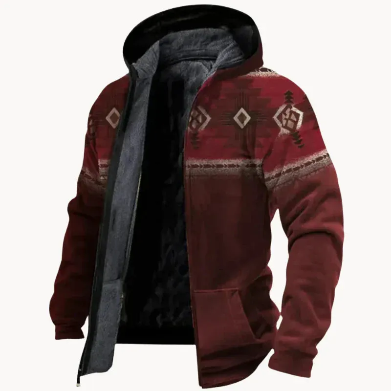 Susanna - warm vintage fleece men's jacket