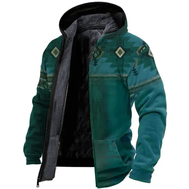 Susanna - warm vintage fleece men's jacket