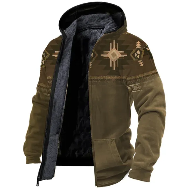 Susanna - warm vintage fleece men's jacket
