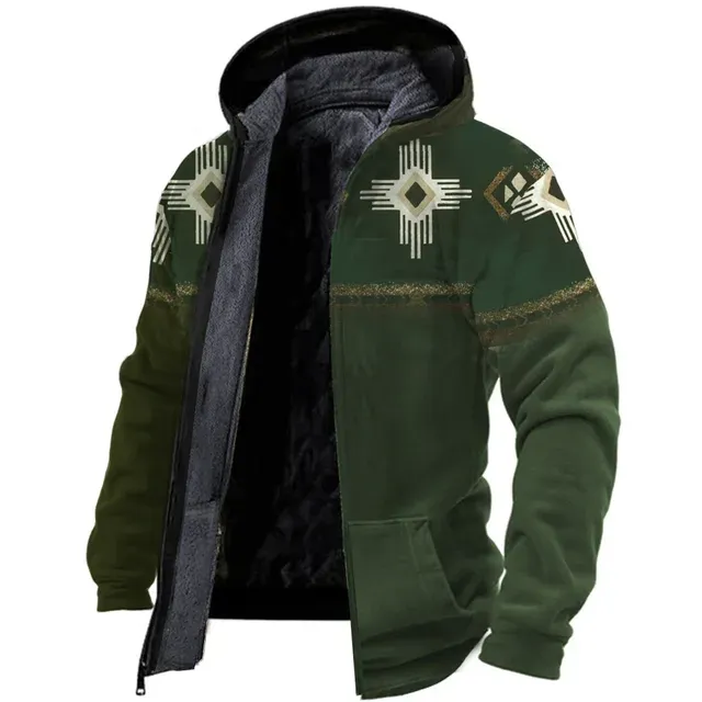 Susanna - warm vintage fleece men's jacket
