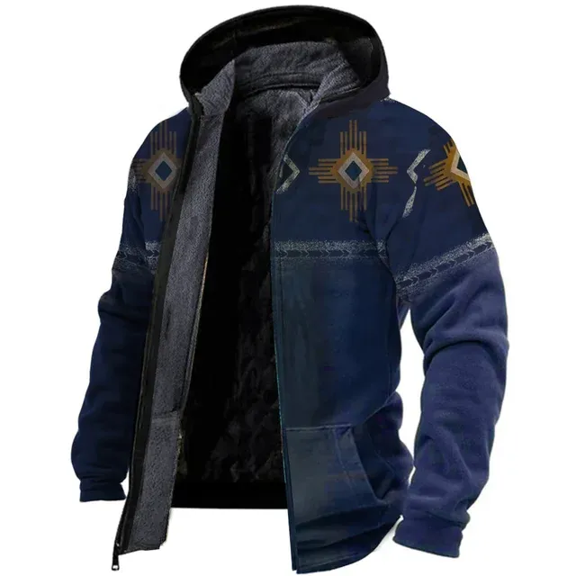 Susanna - warm vintage fleece men's jacket