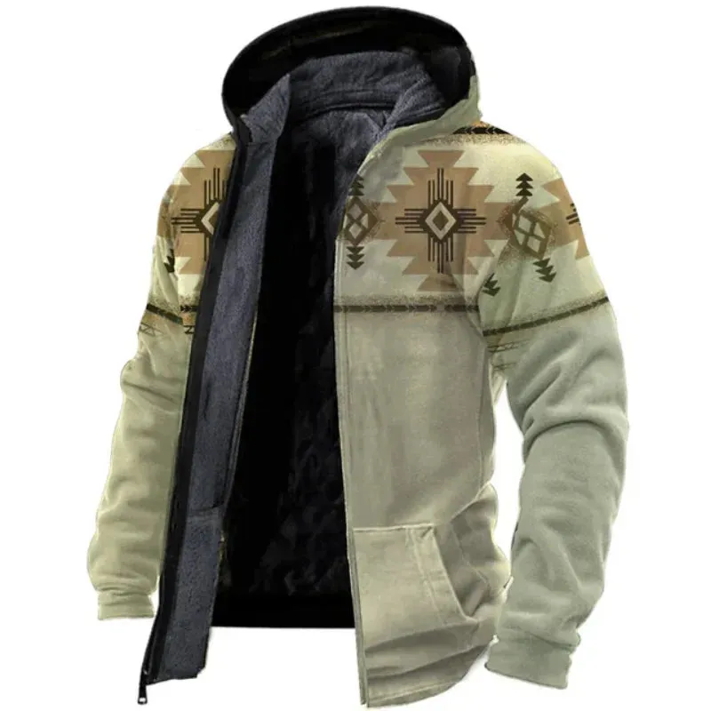 Susanna - warm vintage fleece men's jacket