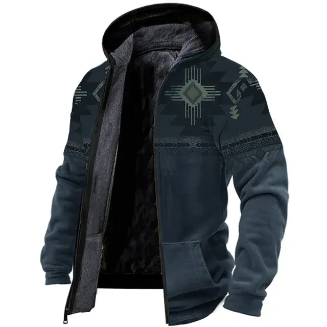 Susanna - warm vintage fleece men's jacket