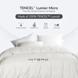 Tencel Lumier Dobby 1200 Thread Count Athen Fitted Sheet - Soy White