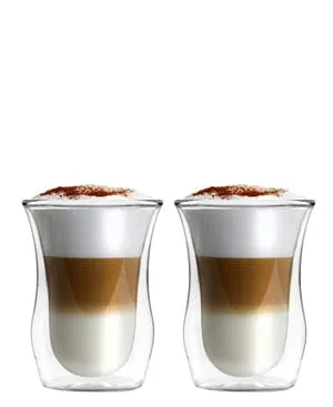 The Barista Borosilicate Double Wall Glasses 260ML Clear 11401