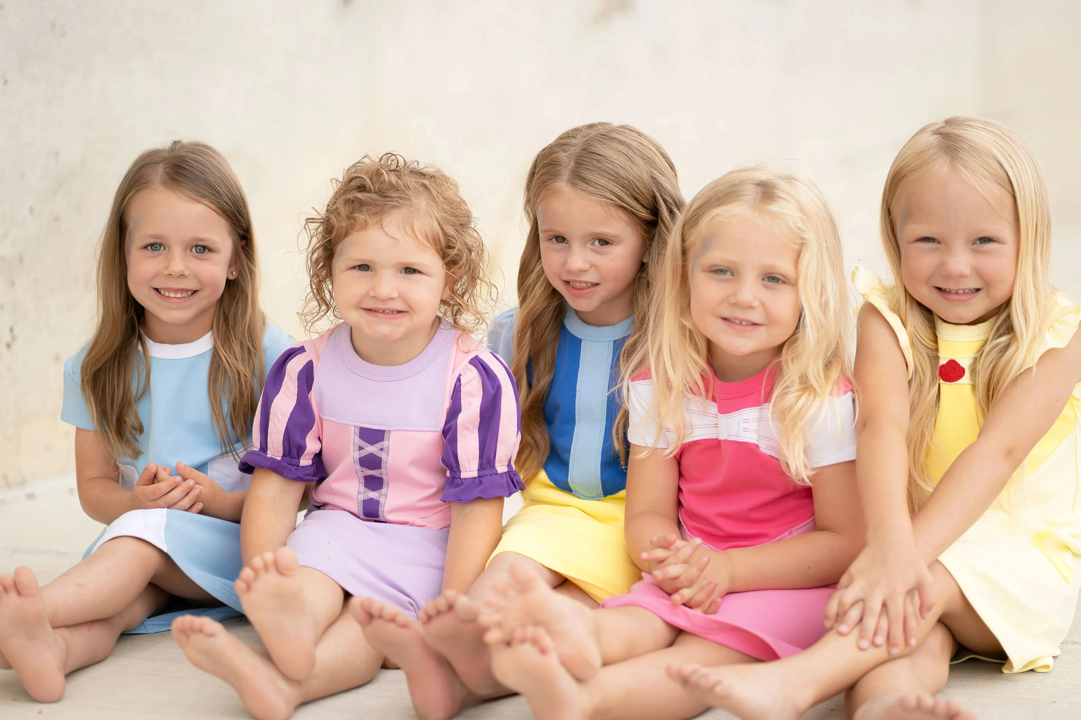The Yellow Lamb Princess Playtime: Belle Inspired Rose Dress