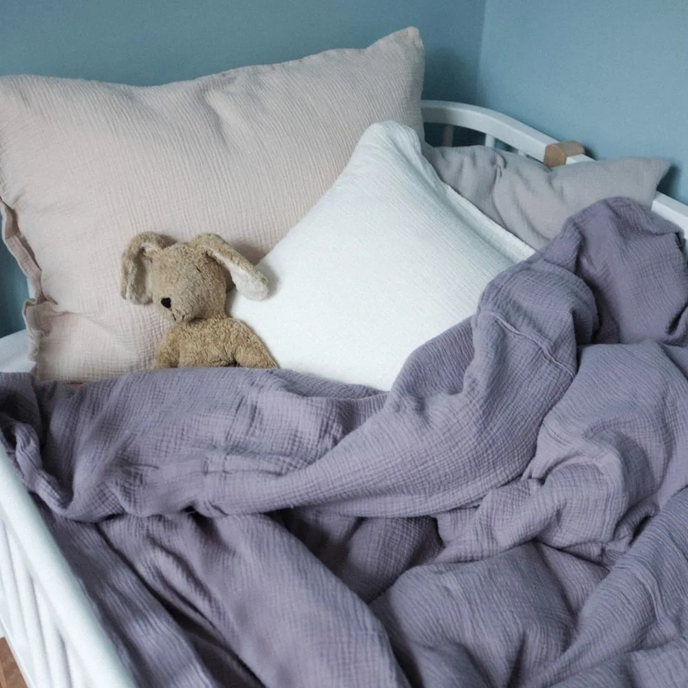 Tothemoon ☾ - Muslin bedding - Single duvet cover & pillowcase - 100% Cotton - 140X200cm