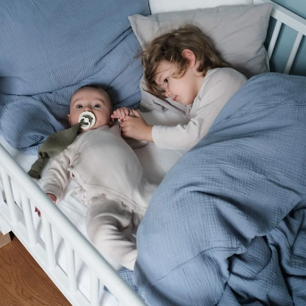 Tothemoon ☾ - Muslin bedding - Single duvet cover & pillowcase - 100% Cotton - 140X200cm