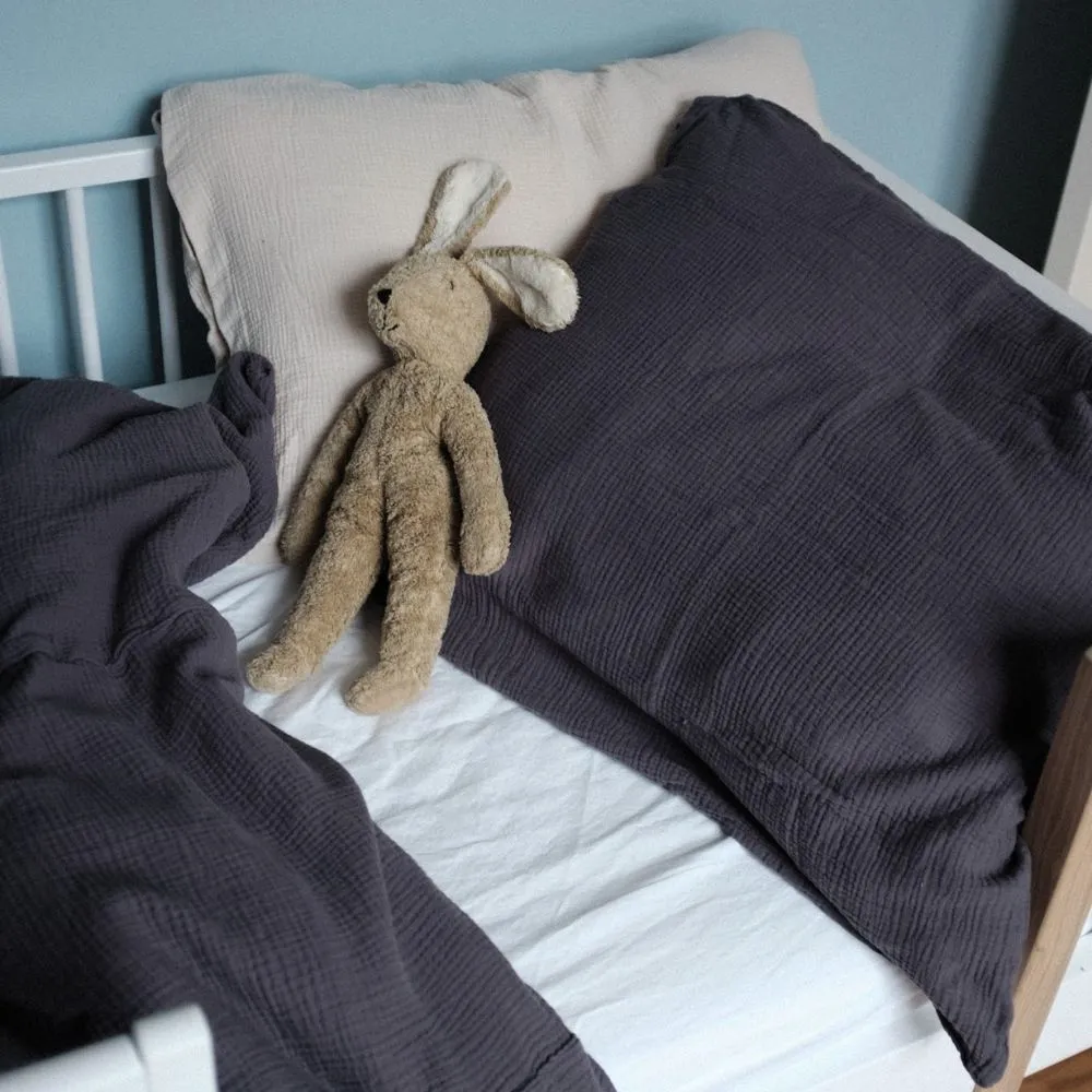 Tothemoon ☾ - Muslin bedding - Single duvet cover & pillowcase - 100% Cotton - 140X200cm
