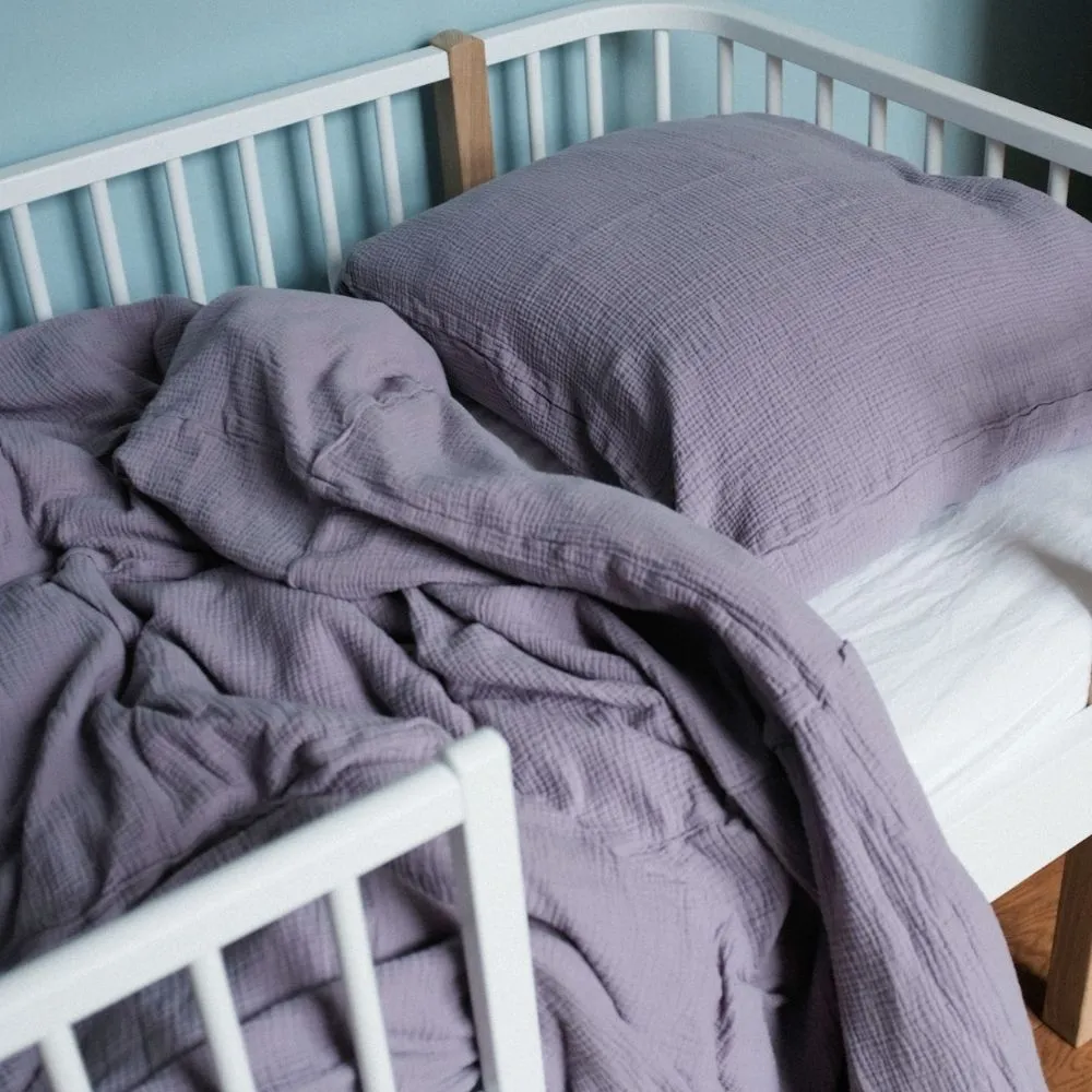 Tothemoon ☾ - Muslin bedding - Single duvet cover & pillowcase - 100% Cotton - 140X200cm